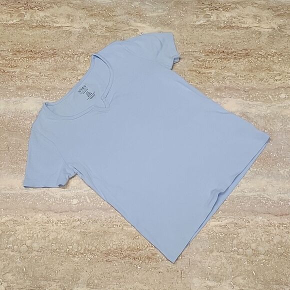 Jones New York Tops - JONES NEW YORK SIGNATURE WOMENS COTTON VNECK TEE SIZE MEDIUM
